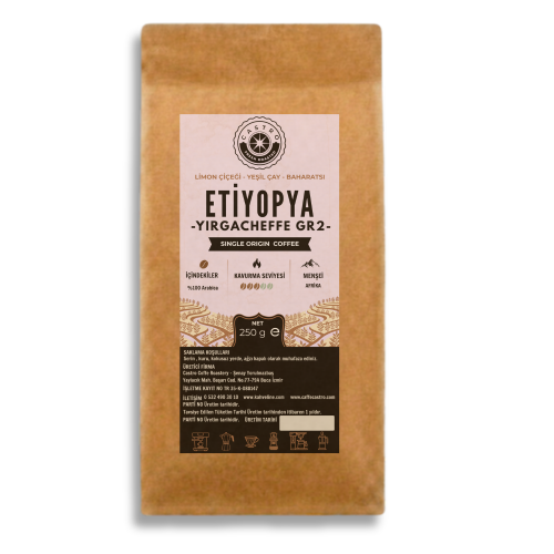 Castro Etiyopya Yirgacheffe Nitelikli Kahve 250 Gr. Castro Etiyopya Yirgacheffe Nitelikli Kahve 250 Gr.